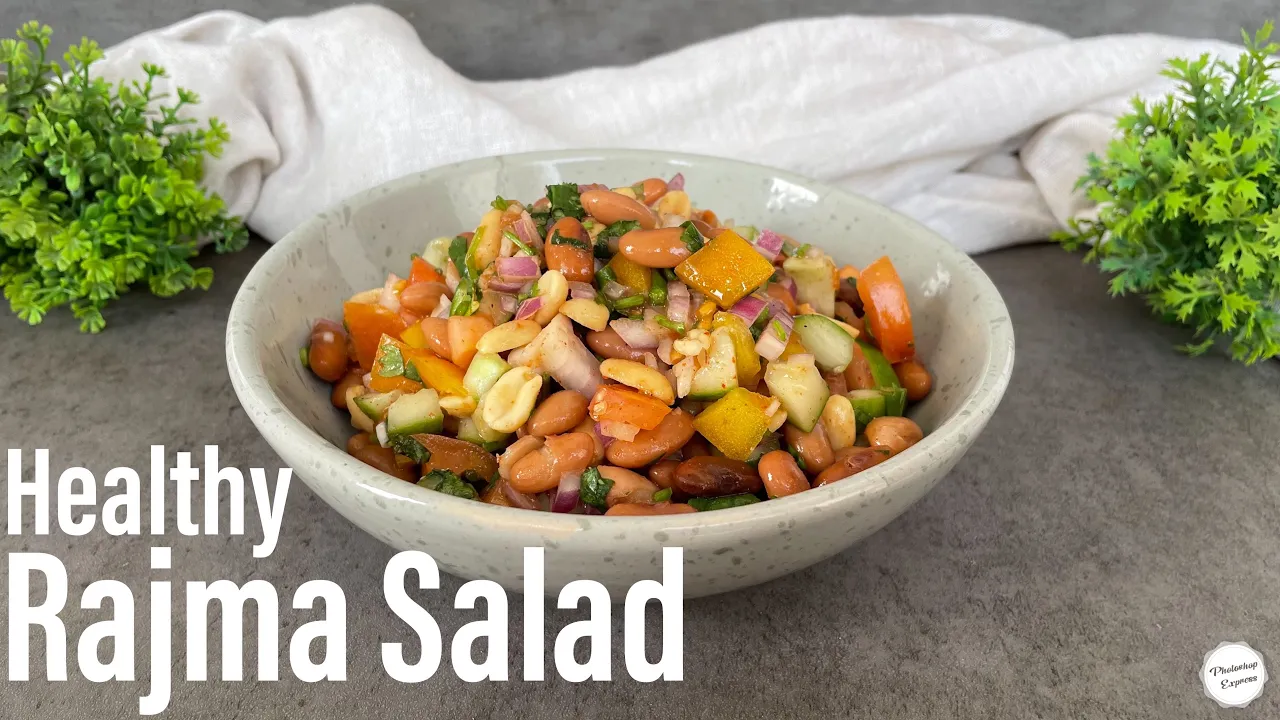 HEALTHY RAJMA SALAD   Kidney beans salad   Rajma salad   Healthy Salad Recipe   Best Bites