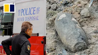 WWII Bomb Found In Hong Kong 