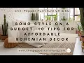 Boho Style on a Budget 10 Tips for Affordable Bohemian Decor