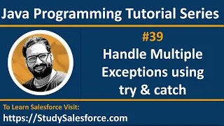 39 Java How to implement multiple catch to handle multiple exceptions in java by Sanjay Gupta