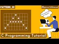 Pattern Program 33 in C Language in Hindi A Alphabet Pattern C Programming Tutorial