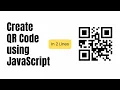 How to Easily Generate QR Code using JavaScript Hindi
