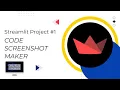 Streamlit Tutorial Project Code Screenshot Maker