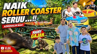 NAIK ROLLER COSTER DAN KERETA API TUT TUT