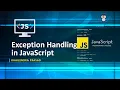 Exception Handling in JavaScript JavaScript Tutorial Explained in Hindi