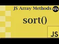 Easily Understand sort - A JavaScript Array Method