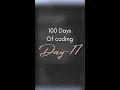 Day 17 of 100 days coding