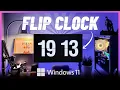 How to Install FLIP CLOCK Screensaver For Windows 11 Fliqlo Screensaver