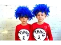How to make Thing 1 and Thing 2 dress ups
