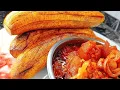 How to make perfect bole and pepper sauce| Roasted plantain
