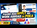 PAANO MAG APPLY NG WORK PA-ABROAD SA POEA