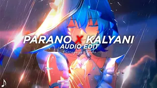 parano x kalyani slowed x reverb dusktunes edit audio