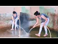 Lagu New Cleaning Vlog_Village Women Daily Routine _Desi Aunty Romantic Vlog #cleaning #cleaningvlognew 