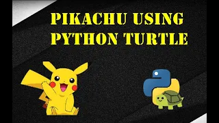 Draw Pikachu using Turtle in Python Python Lovers Pikachu Python Tutorial