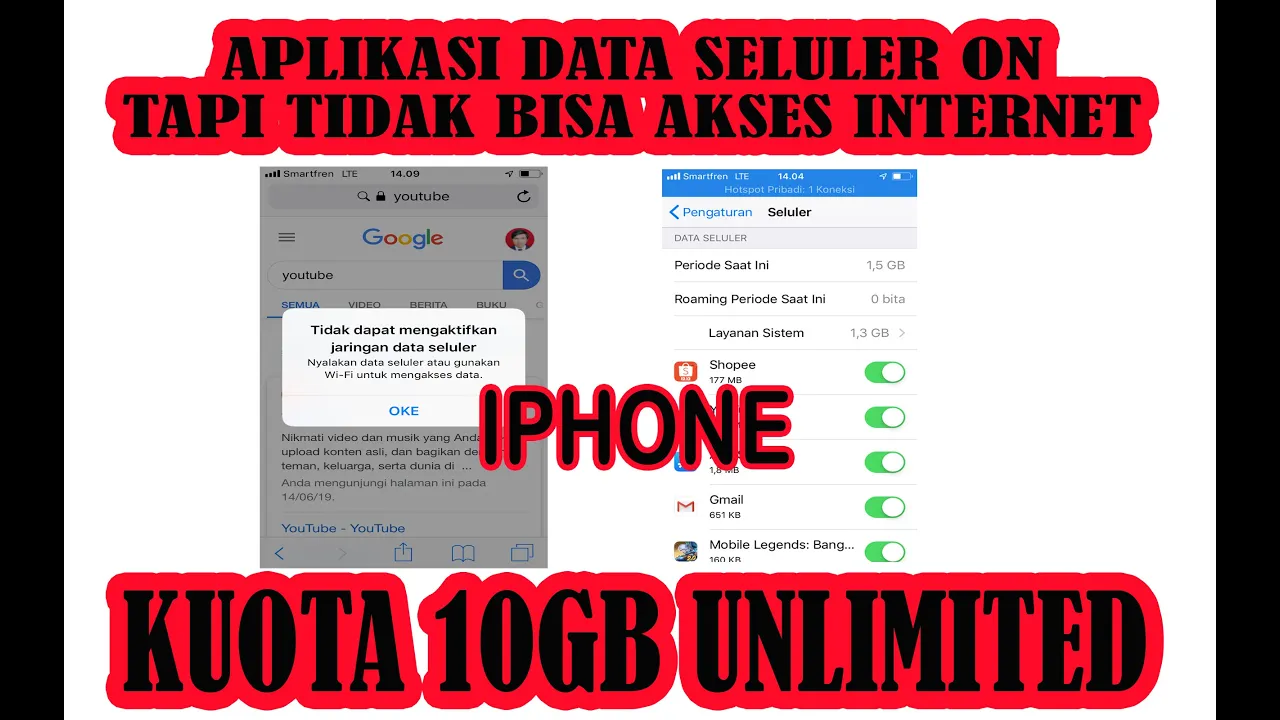 CARA MEMPERCEPAT JARINGAN DATA SELLULER PADA IPHONE