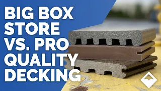 Deck Boards Compared Big Box Store vs Pro Quality Decking