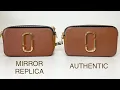 Marc Jacobs Snapshot Authentic vs Mirror Replica
