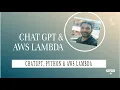 - ChatGPT Python AWS Lambda