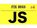 Javascript Tutorial for Beginners - Fix Bugs