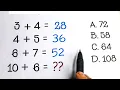 A Nice Brain Test IQ-110 Question Can You Solve