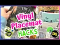 8 AMAZING DIYS Using 1 VINYL PLACEMATS NEW Dollar Tree DIYS