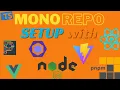 Build a Monorepo using PNPM workspace React Vue Node Eslint Prettier and Typescript