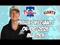 Philadelphia Phillies vs San Francisco Giants 26 MLB Pick Prediction MLB Betting Tips