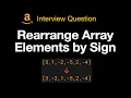 Leetcode 2149 Rearrange Array Elements by Sign