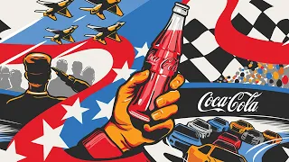 Experience Amber Thompson's Coca-Cola Mural in Charlotte, NC, for America250