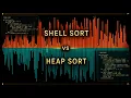The Ultimate Algorithm Race Shell Sort vs Heap Sort Slow Sorting ASMR