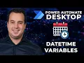 Power Automate Desktop DateTime Tutorial Add Days to Date Calculate Difference Change Format