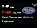 PHP OOPs Final Class vs Final Method PHP OOP Tutorial HINDI -