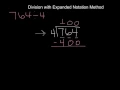 Division with Expanded Notation Method