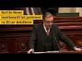 Bart De Wever beantwoordt het parlement na 20 uur debatteren