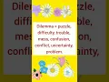 Download Lagu Dilemma word meaning | Dilemma synonyms| synonym | new word| English learning