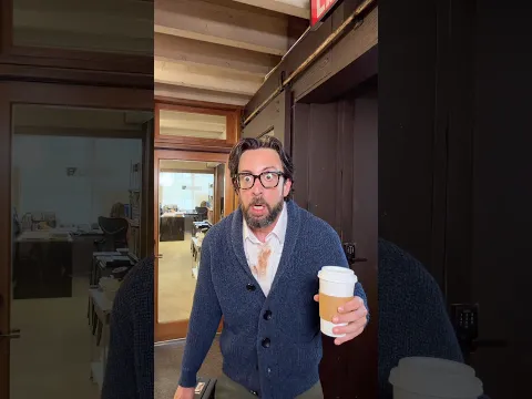 When you spill coffee on yourself... @statefarm #StateFarmPartner