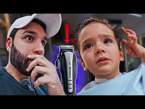 Video Thumbnail: PRIMEIRO CORTE DO NOAH USANDO A MAQUININHA! DEU RUIM NO MEIO DO CORTE...