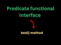 Day 7 Predicate functional interface in Java 8 features Easy Learning Channel