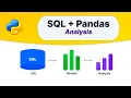 SQL Pandas Analytsis in Python