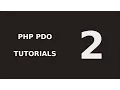 Php Pdo Tutorial - 2 Different Output Types
