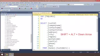 SQL Server Tip Quickly Alias Columns