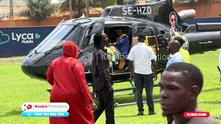 Abawagizi Ba Dr Jose Chameleon Basamaliidde Ku Helicopter 🚁 Mwagidde Bekubisiizako Ebifananyi 