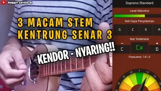  3 jenis stem ukulele senar 3 kendor vs nyaring 