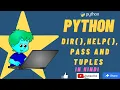 Tuples dir help pass in python in hindi