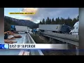 Two dead two injured in western Montana multi-semi crash