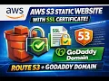 AWS S3 Static Website Hosting with SSL Step-by-Step Practical Tutorial