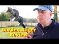 Garden Auger Review - Planting Bare Root Laurels