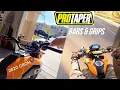 2020 Grom with Honda Mini Pro Taper Bars and Pillow Grips Not KLX110 Handlebars
