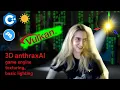 anthraxAI game engine Vulkan API 3D model texturing basic first lighting depth buffer