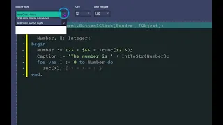 Delphi IDE - Editor Fonts